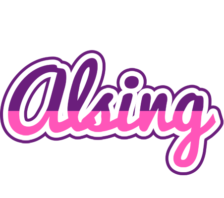 Alsing cheerful logo