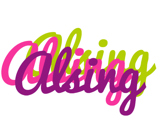 Alsing flowers logo
