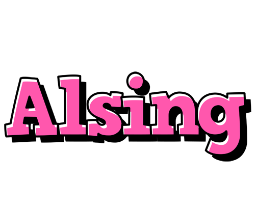 Alsing girlish logo