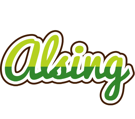 Alsing golfing logo