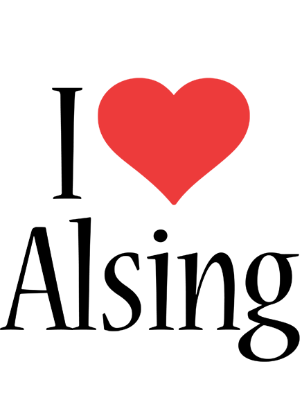 Alsing i-love logo