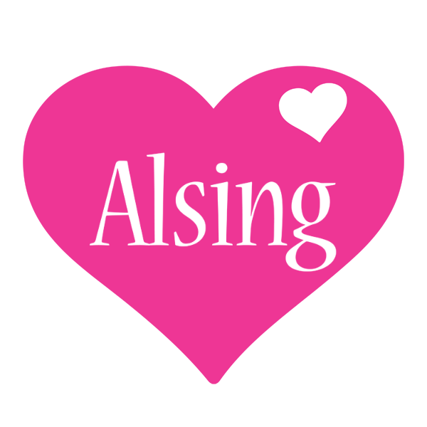Alsing love-heart logo