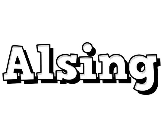 Alsing snowing logo