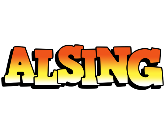 Alsing sunset logo