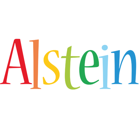 Alstein birthday logo