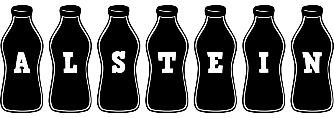 Alstein bottle logo