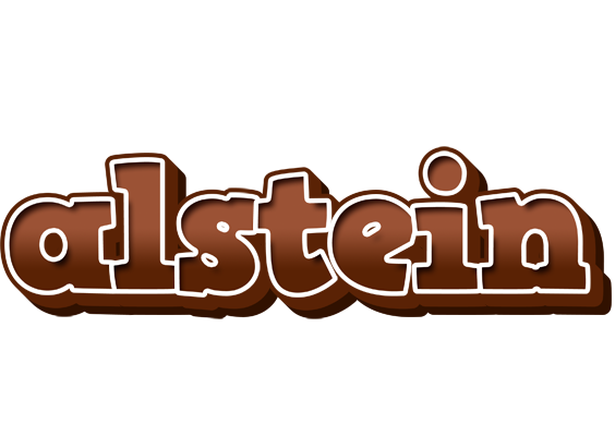 Alstein brownie logo