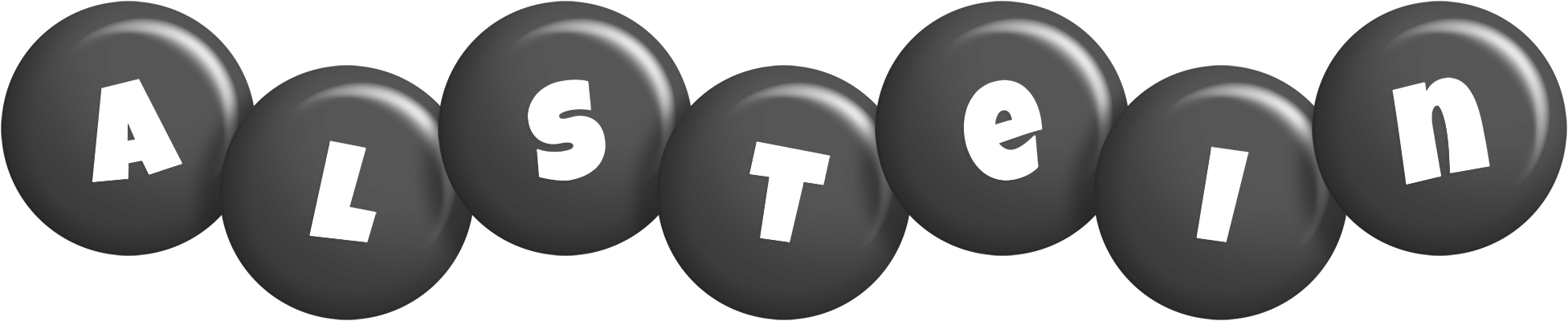 Alstein candy-black logo