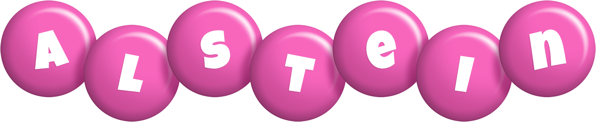 Alstein candy-pink logo