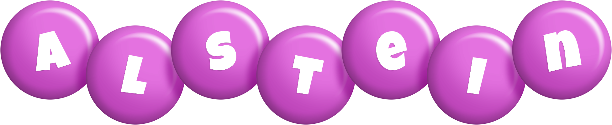 Alstein candy-purple logo