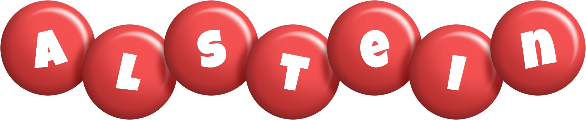 Alstein candy-red logo
