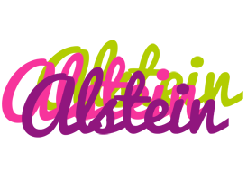 Alstein flowers logo