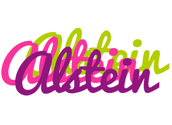Alstein flowers logo