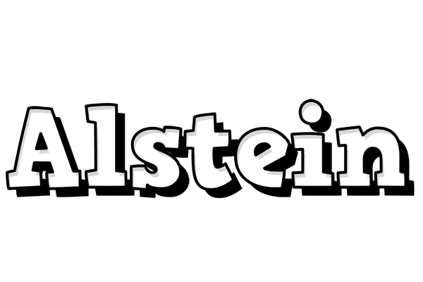 Alstein snowing logo