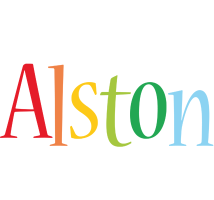Alston birthday logo