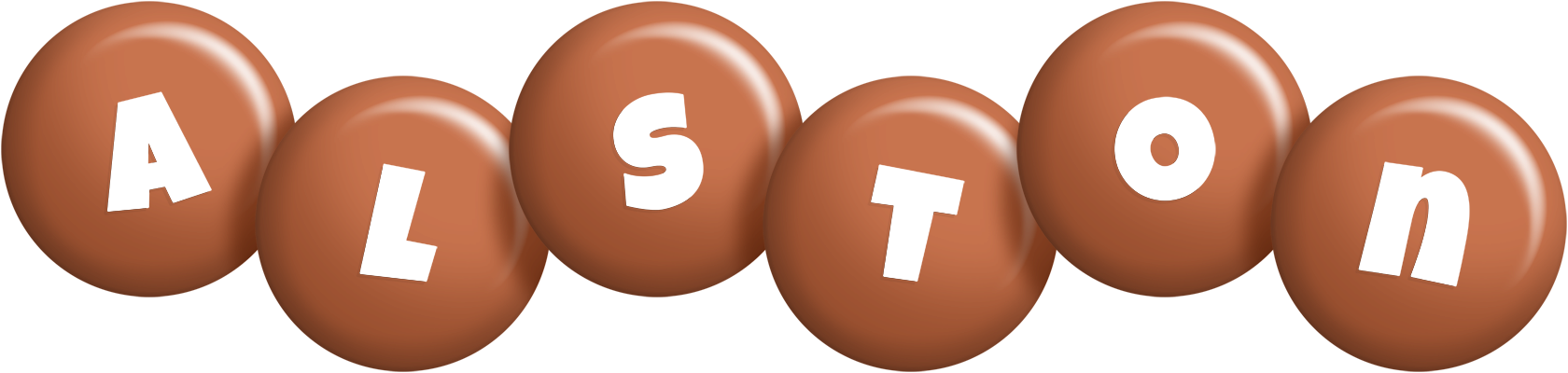 Alston candy-brown logo