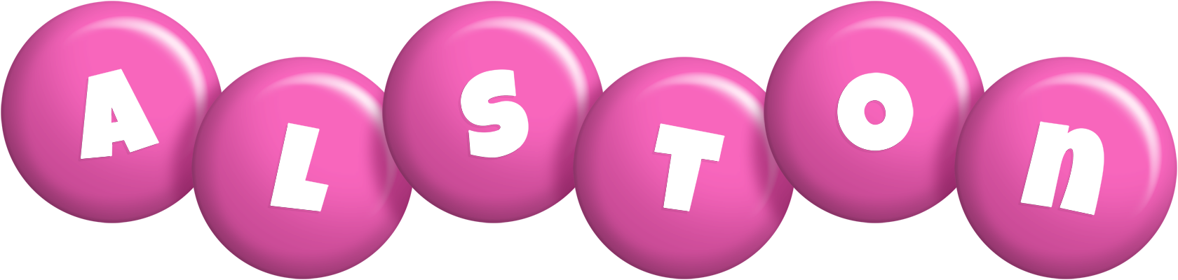 Alston candy-pink logo