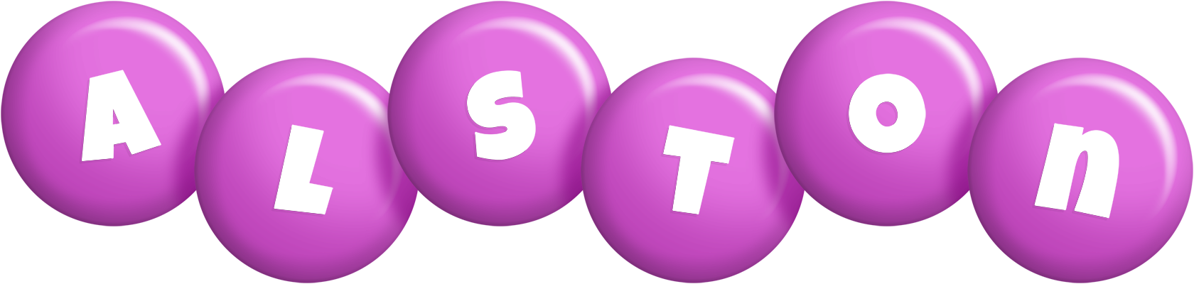 Alston candy-purple logo