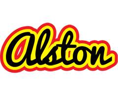 Alston flaming logo