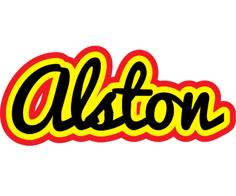 Alston flaming logo