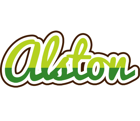 Alston golfing logo