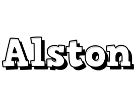 Alston snowing logo