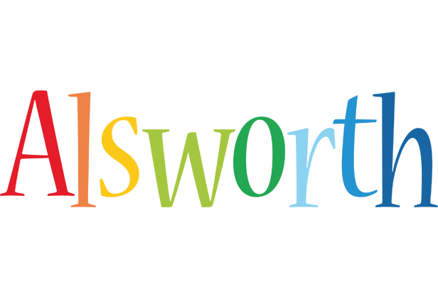 Alsworth birthday logo