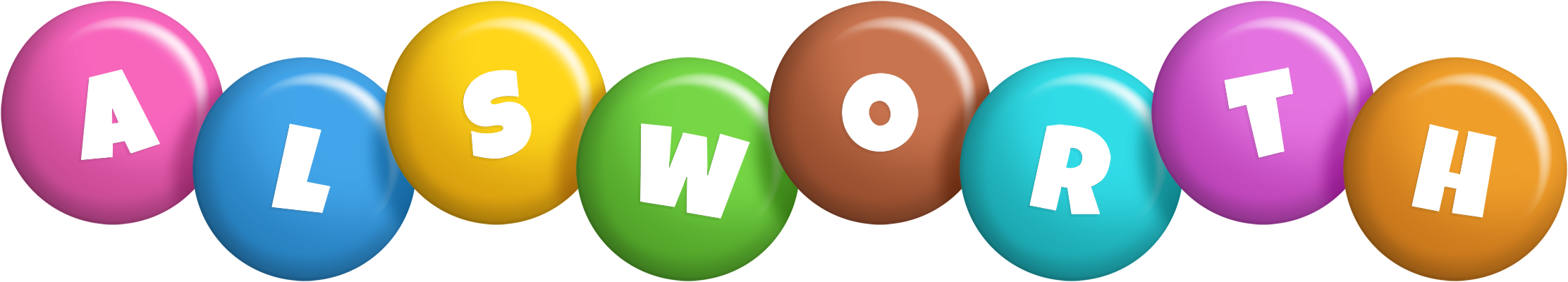 Alsworth candy logo
