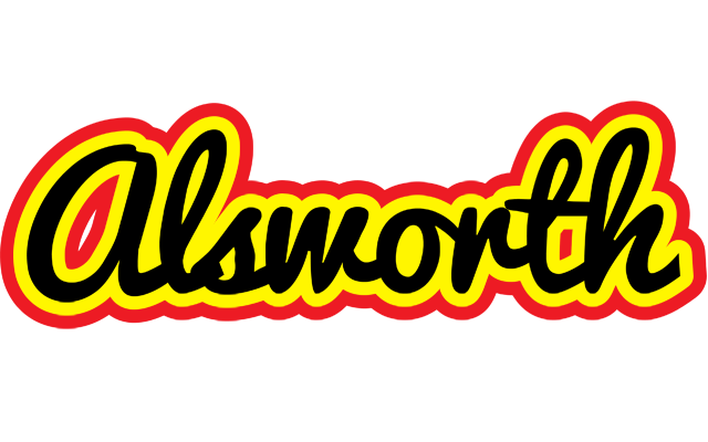Alsworth flaming logo