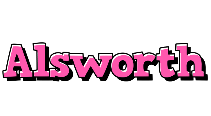 Alsworth girlish logo