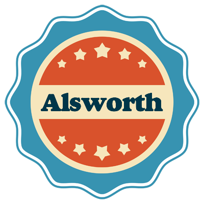 Alsworth labels logo