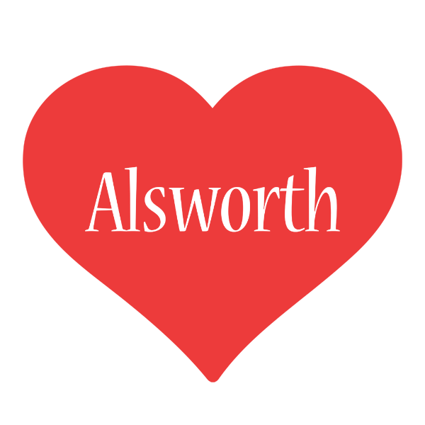 Alsworth love logo