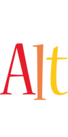 Alt birthday logo