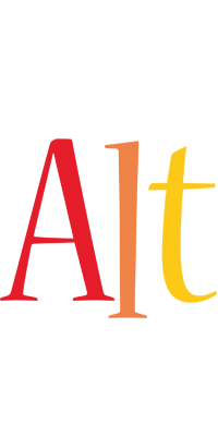Alt birthday logo