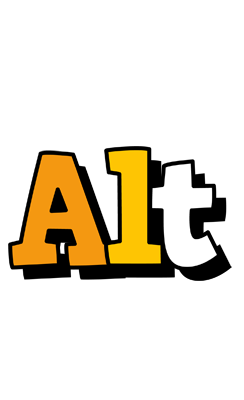 Alt cartoon logo
