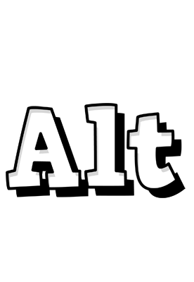 Alt snowing logo