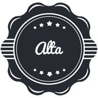 Alta badge logo