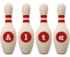 Alta bowling-pin logo