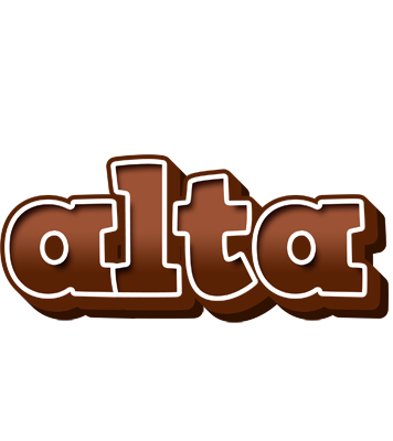 Alta brownie logo