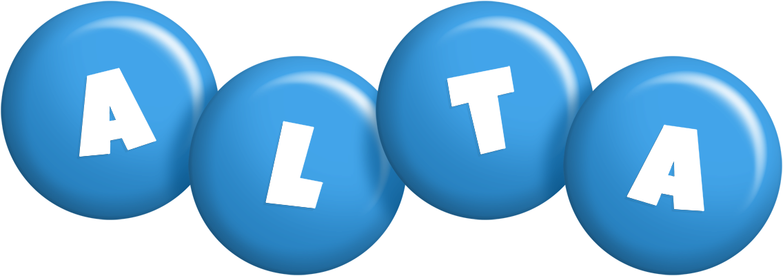 Alta candy-blue logo