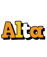 Alta cartoon logo