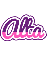 Alta cheerful logo