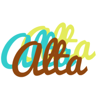 Alta cupcake logo