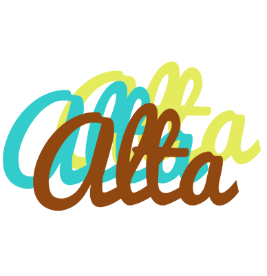 Alta cupcake logo