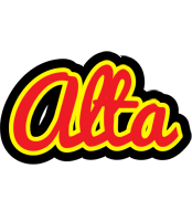 Alta fireman logo