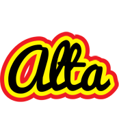 Alta flaming logo