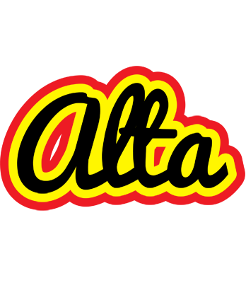 Alta flaming logo