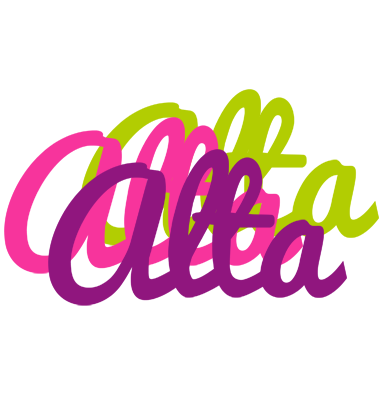 Alta flowers logo