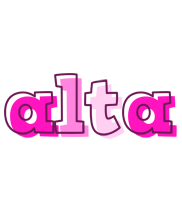 Alta hello logo