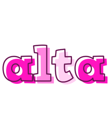 Alta hello logo